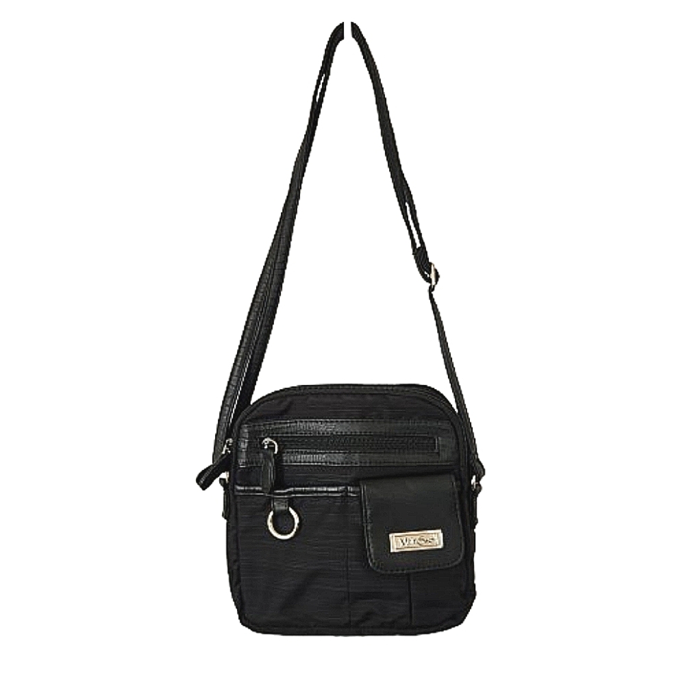 MultiSac Black Nylon Crossbody Organizer